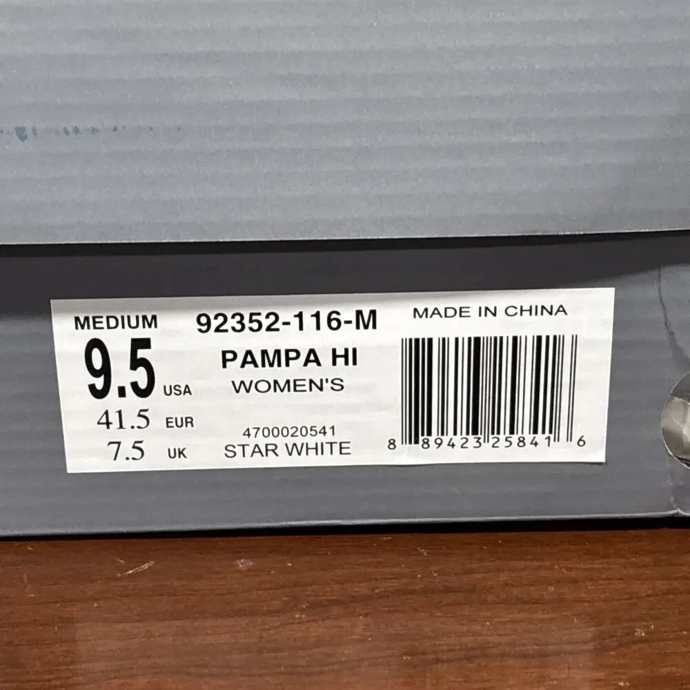 PALLADIUM PAMPA HI ORIGINAL CANVAS BOOTS WHITE HIGH TOP SNEAKERS WOMENS 9.5 READ - Picture 12 of 12